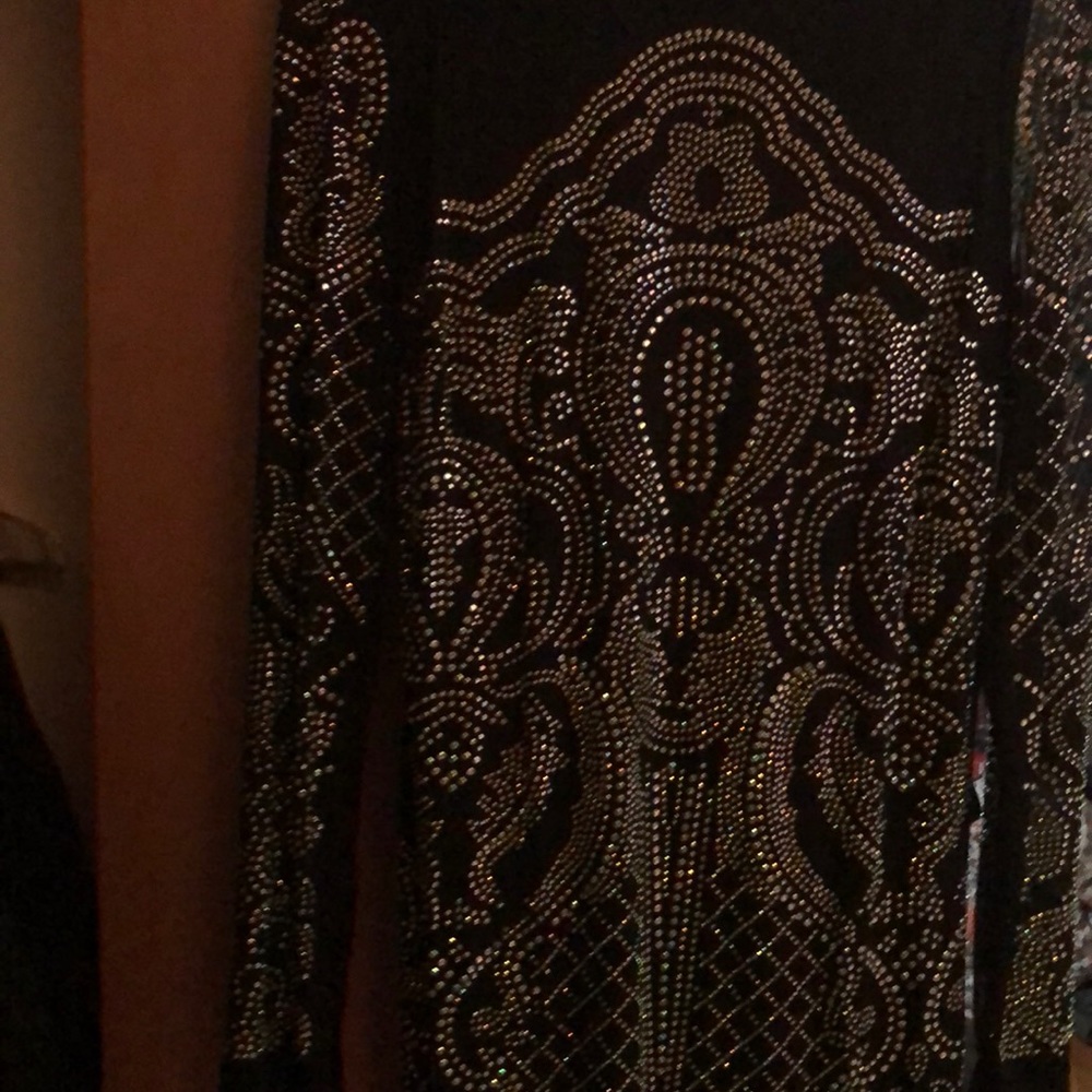 Embellished midi dress